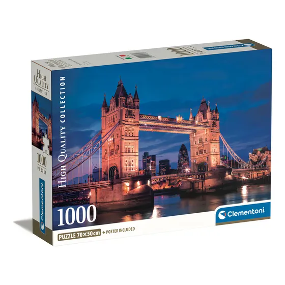 Rompecabezas London Tower Bridge 1000 Pz Clementoni Italia Puente De Londres