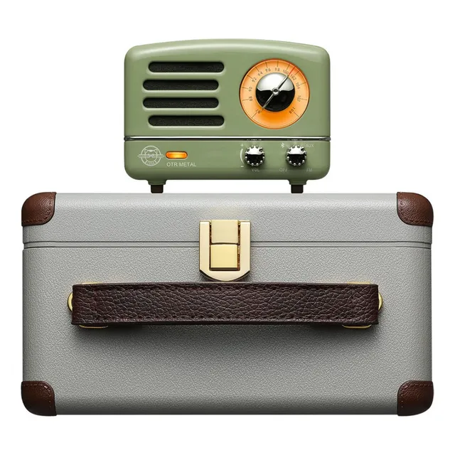 Bocina Bluetooth El Principito, Metal Verde Radio Fm