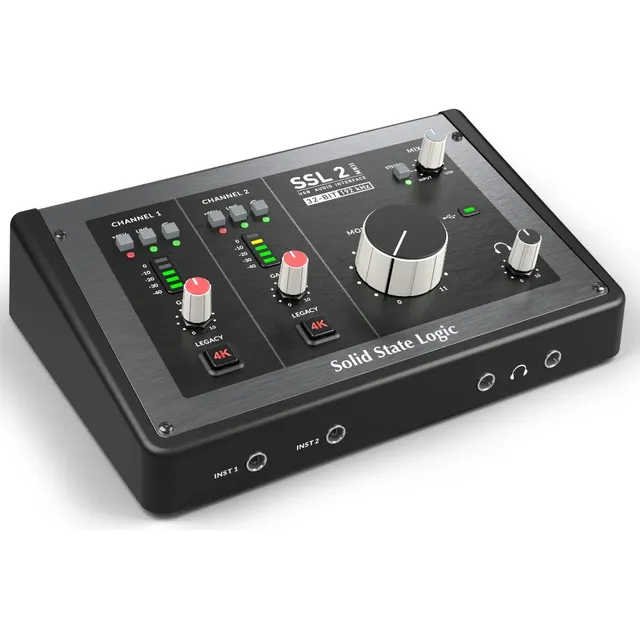 Interfaz De Audio Solid State Logic Ssl2 Mkii 32 Bits/192khz Color Gris oscuro