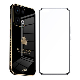 Capa Para Oppo Reno 13f Pro 6d Maple Leaf+mica Capa Para Oppo Reno 13f Pro 6d Maple Leaf+mica
