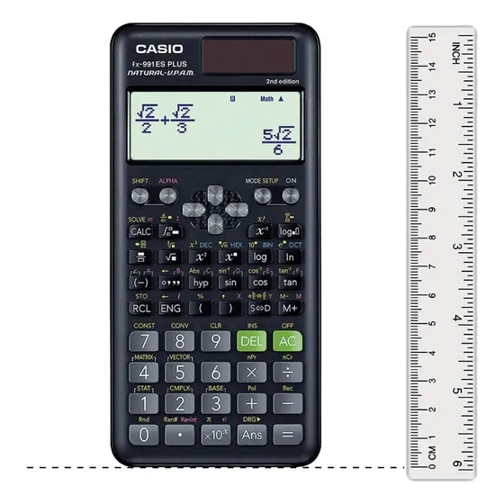Calculadora científica Casio FX-991es 417 funções cor prateado