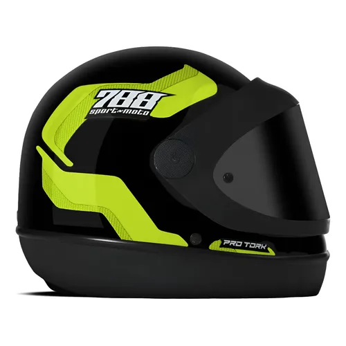 Capacete Moto Fly Drive Hg Velox Feminino Masculino Cor Preto