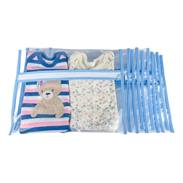 Kit 10 Saco Saquinho Saída Maternidade Bebê Organizador Mala