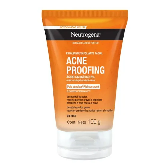 Neutrogena Gel Exfoliante Libre De Aceite Acne Proofing 100m