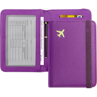Combinacion De Portatarjetas Zoppen Para Pasaporte Y Vacu... Combinacion De Portatarjetas Zoppen Para Pasaporte Y Vacu...