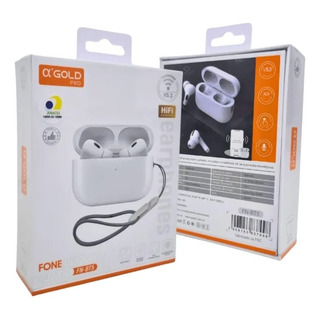 Fone Sem Fio A'gold Pro Fn-bt5 Bluetooth 5.3 Cor Branco Fone Sem Fio A'gold Pro Fn-bt5 Bluetooth 5.3 Cor Branco