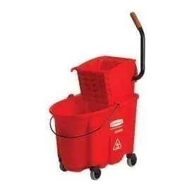 Tobo Mopeador Con Exprimidor Rubbermaid 33lts Rojo