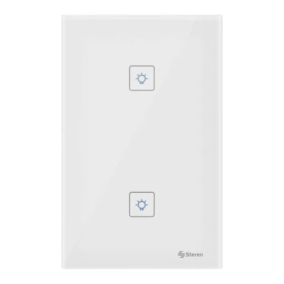 Apagador Wi-fi Touch Doble