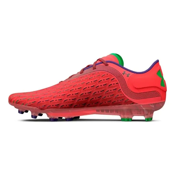 Botin Under Armour Ua W Clone Mag Elite 3.0 Fg Rojo Mujer