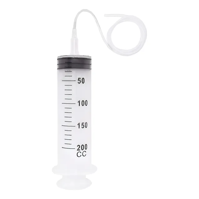Seringa 200ml Grande Plástico Dieta Recarga Oficina Fluidos