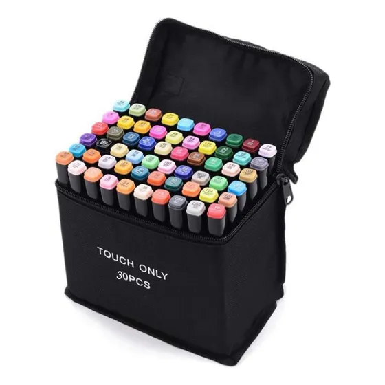 Pack 30 Colores Marcadores Doble Punta Plumones Touch Ohuhu