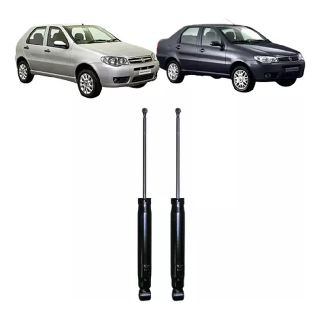 Kit X2 Amortiguador Trasero Fiat Siena / Palio 2001 - 2015