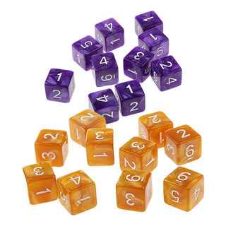 D6 Dados Numeral Table Game Prop Accesorios Café Y Morado D6 Dados Numeral Table Game Prop Accesorios Café Y Morado