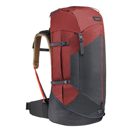 Mochila Masculina De Trekking Trek100 70 Litros Forclaz Cor Vermelho-terra Mochila Masculina De Trekking Trek100 70 Litros Forclaz Cor Vermelho-terra