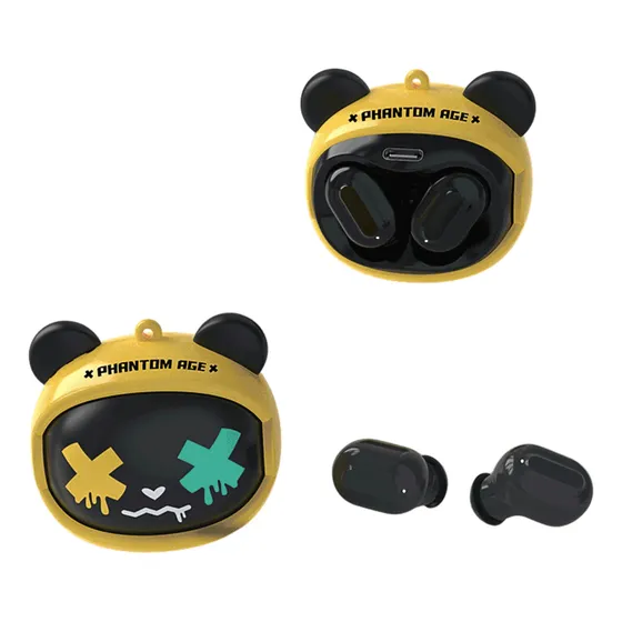 Auriculares Gaming Bluetooth Baja Latencia Sonido 360 Amarillo