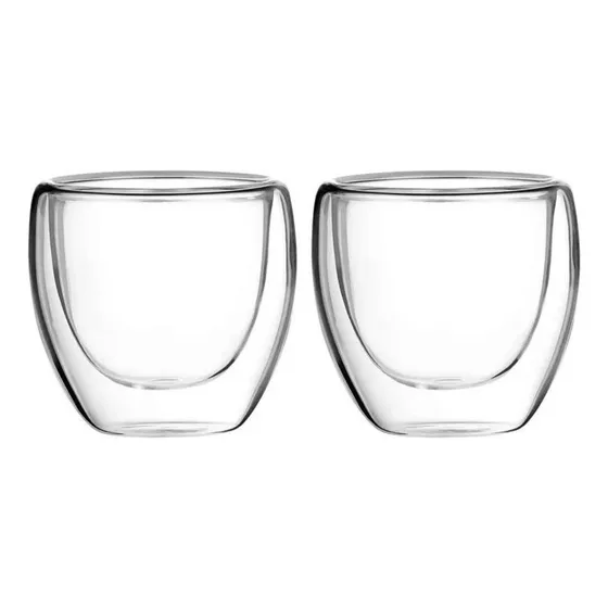 Copos De Vidro Borossilicato Duplo 80ml Nespresso 2 Unidades