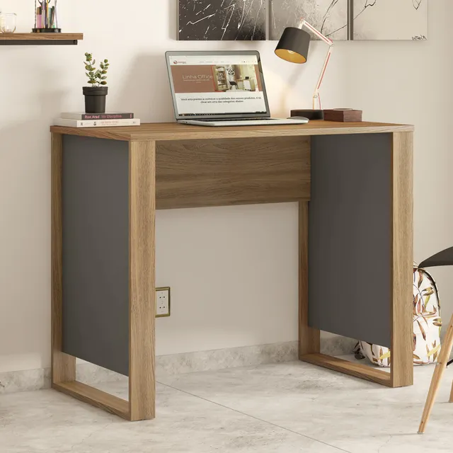 Escritorio Mesa Para Computadora Estudios Morada Grafito