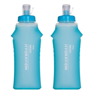 Botella De Agua Deportiva Plegable Tpu Soft Flask De 2 Botella De Agua Deportiva Plegable Tpu Soft Flask De 2