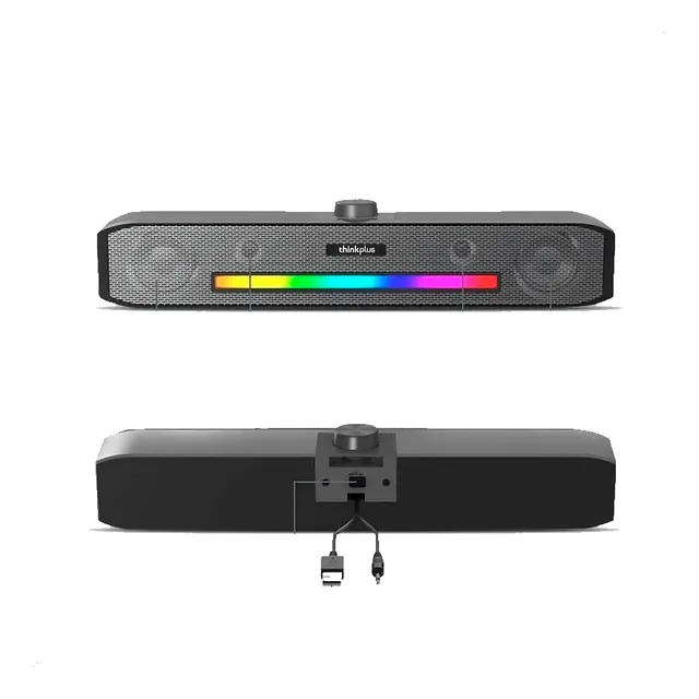 Parlante De Barra Lenovo Ts33-b Bluetooth Auxiliar Luces Rgb
