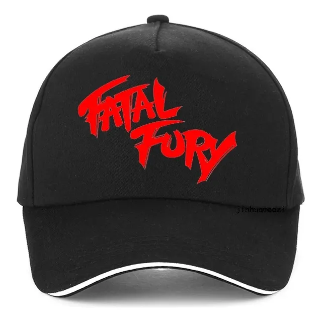 Gorra De Béisbol Negra Unisex Con Estampado Fatal Fury