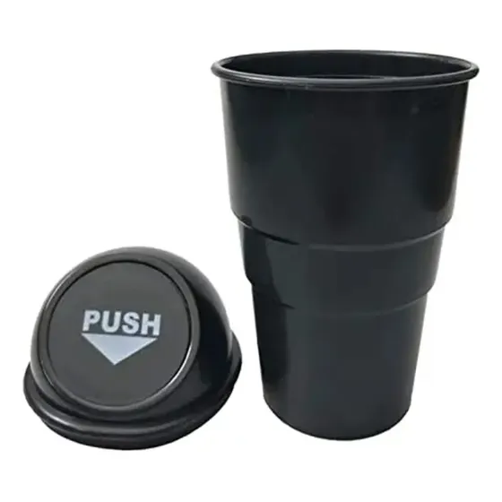 Tachito Mini Tacho Cesto Universal De Basura Para Auto Tapa