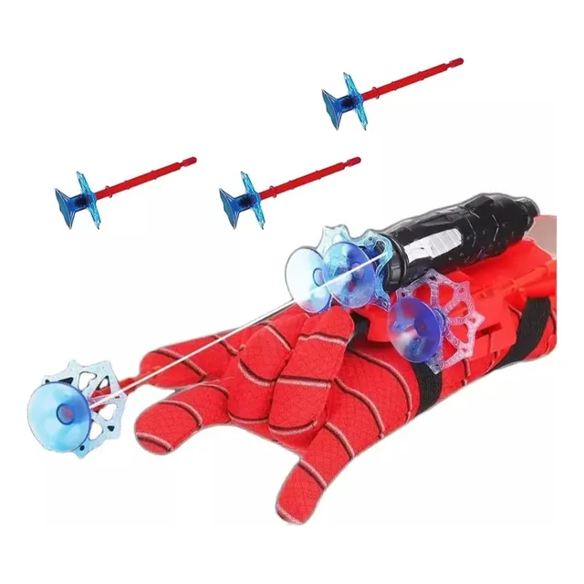 Juego De Guantes De Niños Lanza Telarañas Spiderman