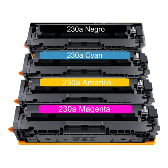 Kit De 4 Toner Compatible Con Hp 230a N, C, Y, M