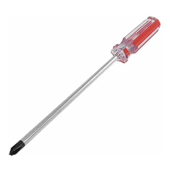 6 Uds Mango Plastico Transparente Rojo 4,9 Eje 5mm Claro