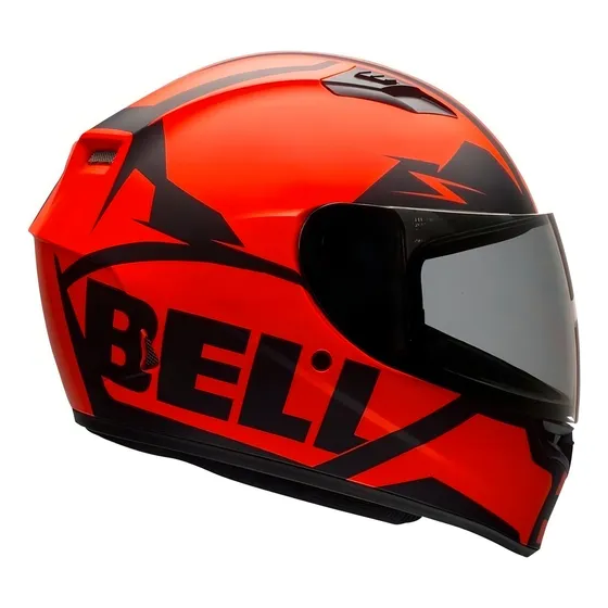 Capacete Bell Qualifier Snow Orange Black Tamanho Do Capacete 56 Cor Laranja