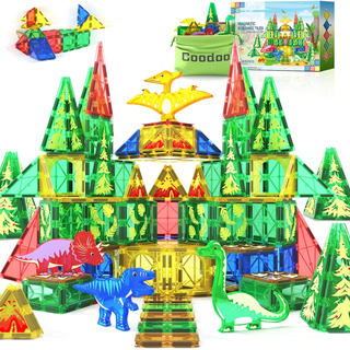 Dinosaur Toys Magnetic Tiles - Bloques De Construcción Ma... Dinosaur Toys Magnetic Tiles - Bloques De Construcción Ma...