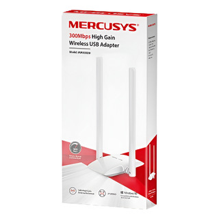 Adaptador Wi-fi Usb Mercusys Mw300uh Doble Antena 300mbps Adaptador Wi-fi Usb Mercusys Mw300uh Doble Antena 300mbps