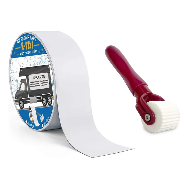 Cinta Techos De Rv De 2  X 50' Rodillo De Goma, Cinta S...