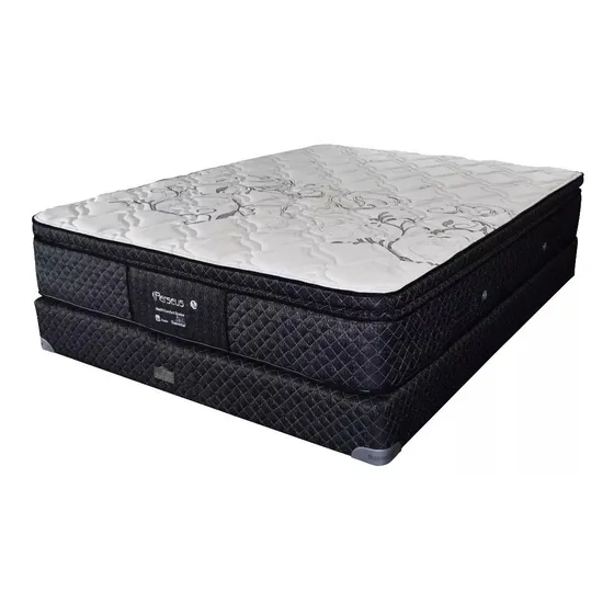Colchon Y Somier Suavestar Perseus 140x190 Resorte Pocket