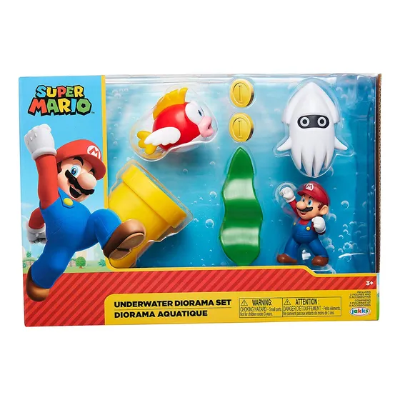 Sets De Muñecos Super Mario Nintendo Underwater Cheep-cheep