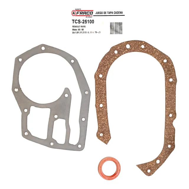 Empacadura Tapa Cadena Renault R4/ R5 1.0/1.1/1.3 Del 76-86 