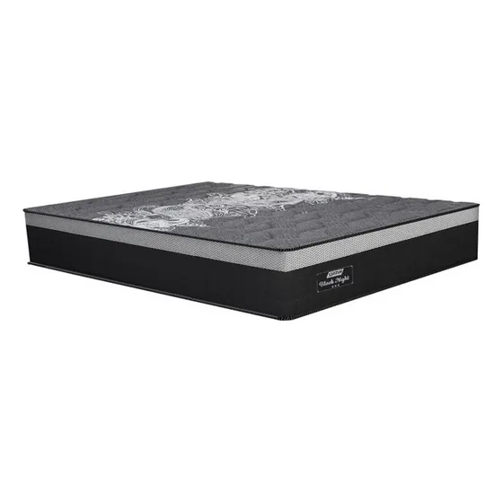 Colchon Queen Espuma Y Resortes Fibra Siliconada 160 Cm