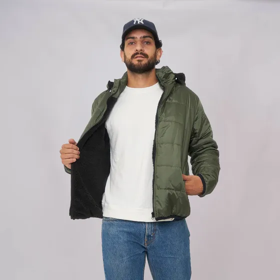 Customs Ba Camperas Hombre Parka C Piel Campera Impermeable