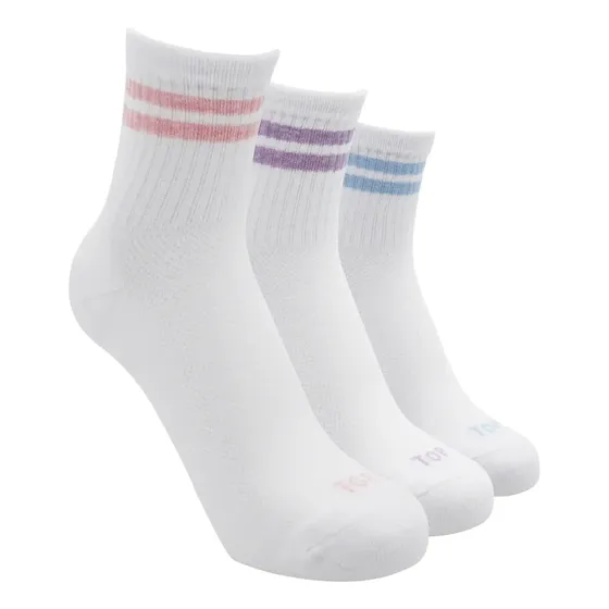 Calcetines Mujer Deportivos Media Caña Pack 3 C2 Top