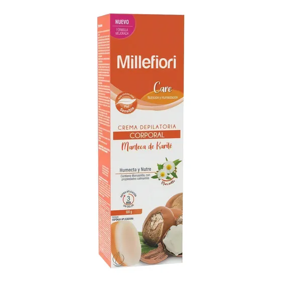 Crema depilatoria Millefiori BODY CARE PIEL SENSIBLE corporal 100 ml 100 g