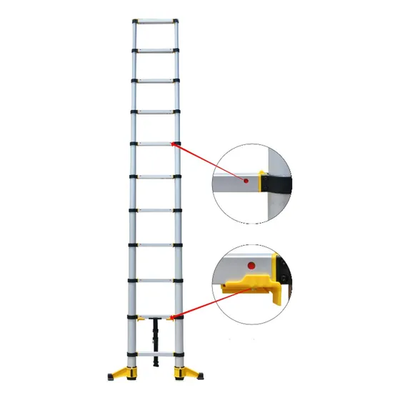 Escalera Telescópica De 3.2 Mts 11 Pasos Certificada