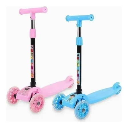 Scooter Led Monopatín Niños Niñas