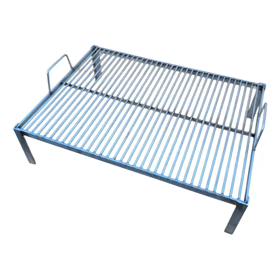 Parrilla Asador Acero Inoxidable Emparrillado Fijo 70 X 50