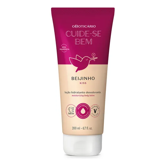 Boticário Cuide-se Bem Beijinho Loção Corporal 200ml