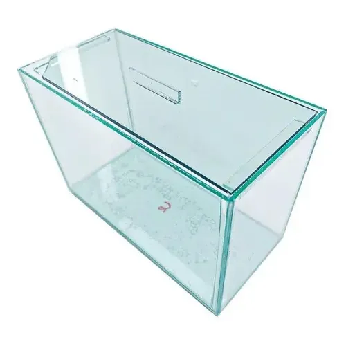 Aquário N2 5 Litros Retangular Peixes E Plantas 25x12x17 Transparente