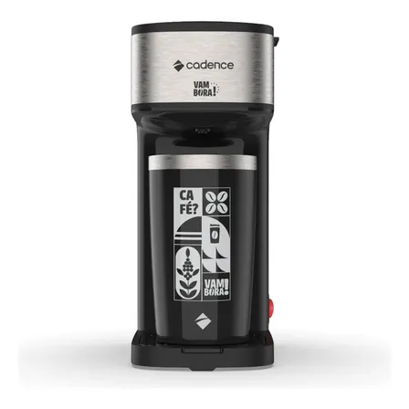 Cafeteira Elétrica Cadence Vambora C/copo Termico Cadence Preto