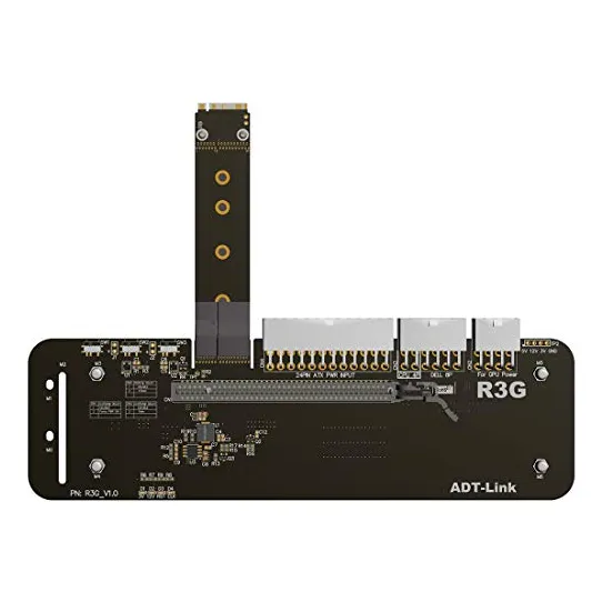 Soporte Para Tarjeta Gráfica Externa Adt-link M.2 Key M Nvme
