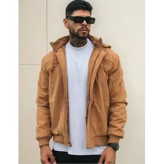 Jaqueta Masculina De Sarja Com Capuz Removivel Casaco Frio Jaqueta Masculina De Sarja Com Capuz Removivel Casaco Frio