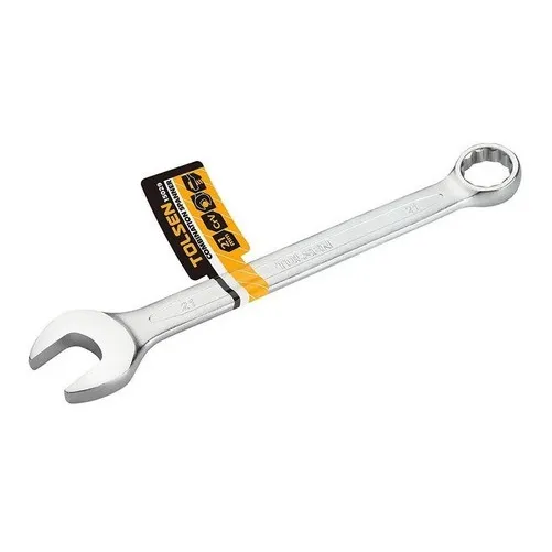 Llave Combinada Milimétrica Cromada De 35mm Tolsen