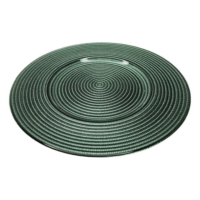 Plato Base De Vidrio 33 Cm De Alta Calidad