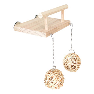 Percha De Madera Para Pájaros, Soporte De Gimnasio Para Percha De Madera Para Pájaros, Soporte De Gimnasio Para